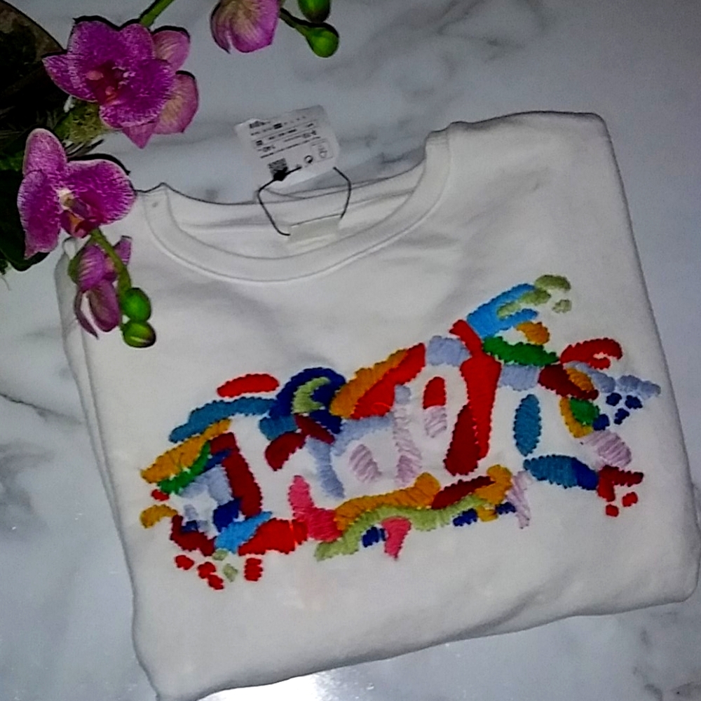 ZARA HOLA👧 Embroidered  Sweater